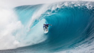 TEAHUPO'O, TAHITI - AUGUST 27: Julian Wilson of Australia advances to Round 4 of the 2019 Tahiti Pro Teahupo'o after winning Heat 7 of Round 3 at Teahupo'o on August 27, 2019 in Tahiti, French Polynesia. (Photo by Kelly Cestari/WSL via Getty Images)